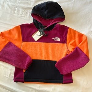 North Face Novelty Fleece Jacket Plum Small